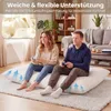 COSTWAY, pouf 2-in-1, sacco di fagioli con rivestimento Anteprima dell’immagine prodotto 5