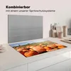KitchenYeah© Herdabdeckplatte Kürbisse in einem Kürbisfeld Produktbild-Vorschau 3