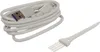 A white USB cable and a small white cleaning brush are laid out on a white background. Náhled obrázku produktu