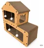 Drapak kartonowy, 62 cm, domek dla kota, wielopoziomowy, z Podgląd zdjęcia produktu 8