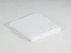 A white towel folded and placed on a white surface. Produktbild-Vorschau