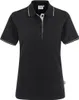 HAKRO Poloshirt Casual Damen #203 Gr. S schwarz/silber Produktbild-Vorschau 1