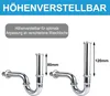 Universal Siphon Waschbecken Komplettset, Verstellbar Produktbild-Vorschau 6