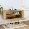 vidaXL Wand-Schuhschrank Sonoma-Eiche 100x35x38 cm Produktbild-Vorschau 4