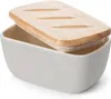 DOWAN 16,5 CM Miska na maslo - Keramická miska na maslo s Náhľad obrázku produktu 1