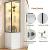 Merax Eckvitrine Vitrinenschrank mit LED-Beleuchtung, Produktbild-Vorschau 9