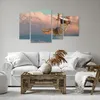 Bild auf Leinwand - Leinwandbild - 4 Teile - Schaukeln Seil Produktbild-Vorschau 6
