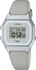 A digital watch with a gray band on a white background. Produktbild-Vorschau