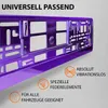 2 Stück Kennzeichenhalter Violett - Chrom Produktbild-Vorschau 2