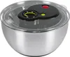 Essoreuse à salade Emsa 4,5l 513441 Turboline inox/noir Voir les images du produit 2