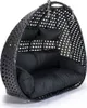 HOME DELUXE - Hängesessel Twin - Schwarz, nur Korb - inkl. Produktbild-Vorschau 1
