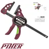 Paire de serre-joint Micro Quick PIHER - serrage max 10 cm Voir les images du produit 9