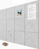 Relaxdays Filzpinnwand, 12 Stück, selbstklebende Quadrate Produktbild-Vorschau 1