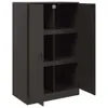 vidaXL Sideboard noir 67x39x107 cm acier Voir les images du produit 7