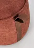 Pouf Anila 50 x 50 x 41,5 cm MDF Polyester Orange Produktbild-Vorschau 2