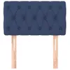 vidaXL Kopfteil Blau 80x7x78/88 cm Stoff Produktbild-Vorschau 3