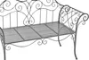 Gartenbank Nostalgie 143 cm aus Eisen antik- grau Produktbild-Vorschau 5
