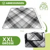 KRUMAD Picknickdecke Wasserdicht 200x200 cm XXL Isoliert Produktbild-Vorschau 4