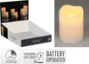 Candela LED con funzione timer bianca 9x7 cm Anteprima dell’immagine prodotto 3
