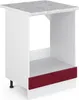 Vicco Herdumbauschrank R-Line, 60 cm , AP Marmor, Bordeaux Produktbild-Vorschau 1