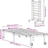 vidaXL Rám postele bez matrace Skládací černý 80x200 cm Náhled obrázku produktu 7
