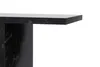 A close-up view of a black marble side table. Náhled obrázku produktu
