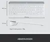 Logitech Slim Wireless Combo MK470 Set Grauweiß Produktbild-Vorschau 15