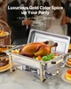 SucceBuy Chafing Dish Set aus Edelstahl 7,5L mit 4 Produktbild-Vorschau 2