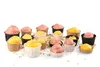 Soufflé Schälchen rund in Braun aus Papier (), Ø 50 x h Produktbild-Vorschau 3