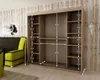 MINIO Kleiderschränke TOKYO 1 200 cm Sonoma / Weiße Produktbild-Vorschau 2