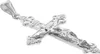 trendor 35788 Kreuz-Anhänger für Damen und Herren 925 Silber 40 mm 2 Voir les images du produit