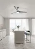 Deckenventilator mit Licht Perenz 7204 GR CT Grau - Ø 132 Produktbild-Vorschau 2