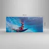 Bild auf Leinwand - Leinwandbild - Einteilig - Surfen Frau Produktbild-Vorschau 3