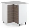 Eckschrank für Hausrat Vicco R-Line Grau 75.6 cm mit Tür, Produktbild-Vorschau 1
