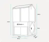 Greenspot Lavish Mini Skleník - 100x80x178cm Palisandr Náhled obrázku produktu 9