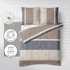 Biber Bettwäsche 155x220cm 100% Baumwolle Taupe Beige mit Produktbild-Vorschau 7