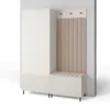 Garderoben-Set Ritmo Version 1 – gefräster Kleiderschrank Produktbild-Vorschau 2