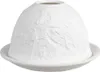 Clayre & Eef Teelichthalter Ø 12x8 cm Weiß Porzellan Katze Produktbild-Vorschau 2