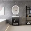 60cm Badmöbel-Set Standschrank Mineralguss waschtisch mit Produktbild-Vorschau 2