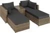 Rattan Lounge San Domino mit Aluminiumgestell für 2 bis 4 Produktbild-Vorschau 1