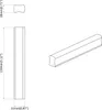 vidaXL Rovná rukoväť 2 ks Prírodná farba dreva 130 x 25 x Náhľad obrázku produktu 7