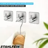 STAHLFEIN Nerezový držák na ručníky Nástěnný háček Háček Náhled obrázku produktu 4