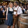 Kurze Lederhose Jakob - olivbraun, 56 Produktbild-Vorschau 2