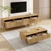 Merax LED-Möbelset, Wohnwand-Set 2-teilig, TV-Schrank 4 Produktbild-Vorschau 9