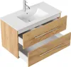 Badmöbel Set Firenze 90 2tlg. Spiegelschrank Softclose Produktbild-Vorschau 3