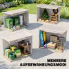 Outsunny Metall Gerätehaus 2,42 m², Geräteschuppen mit Produktbild-Vorschau 8