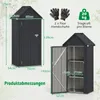COSTWAY metalen tuinhuis, tuinhuisje voor gereedschap met Productafbeelding-voorbeeld 3