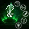 Cristiano Ronaldo CR7 Juventus Luce notturna a LED per Anteprima dell’immagine prodotto 3