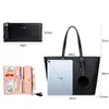 Businesstasche Damen Shopper Handtasche mit Geldbörse, Produktbild-Vorschau 6