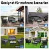 LZQ Balkon Möbel Set Rattan Lounge Set Anthrazit Polyrattan Produktbild-Vorschau 7